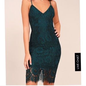 Emerald Green M LuLus Dress